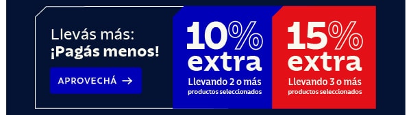 10 y 15% extra